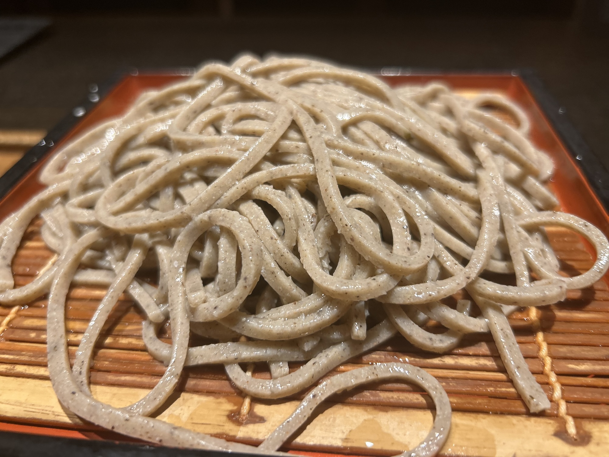 恵比寿 蕎麦 つきのうさぎ 粗挽き太打ち田舎せいろ