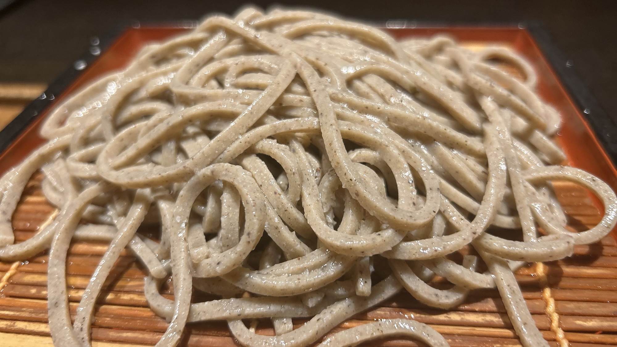 恵比寿 蕎麦 つきのうさぎ 粗挽き太打ち田舎せいろ