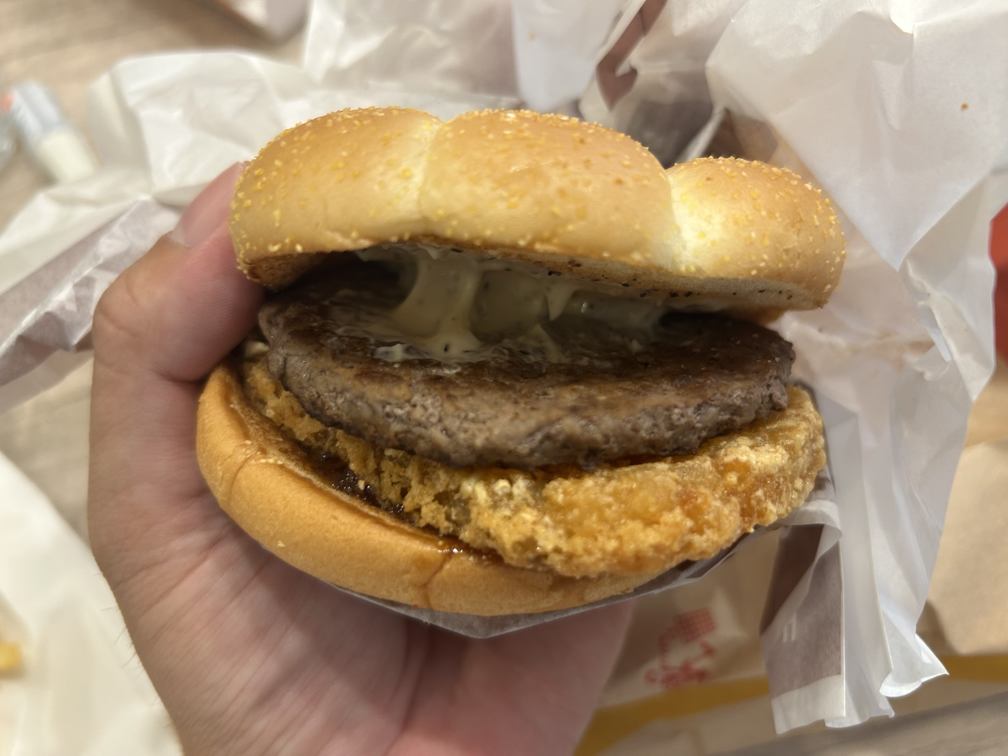 マクドナルド ザク切りポテト&肉厚ビーフ コク旨ガーリックペッパーセット