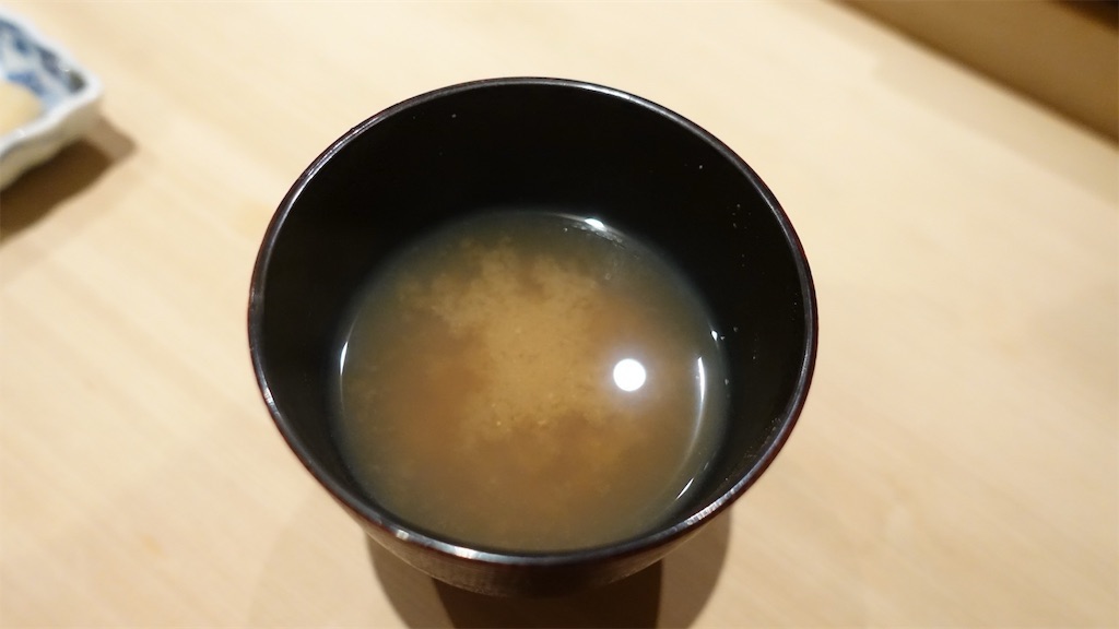 岡山市 鮨 縁 蜆の味噌汁