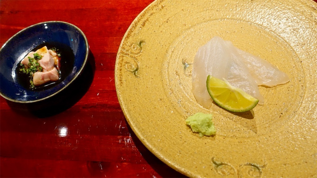 白金高輪 島津 カワハギ