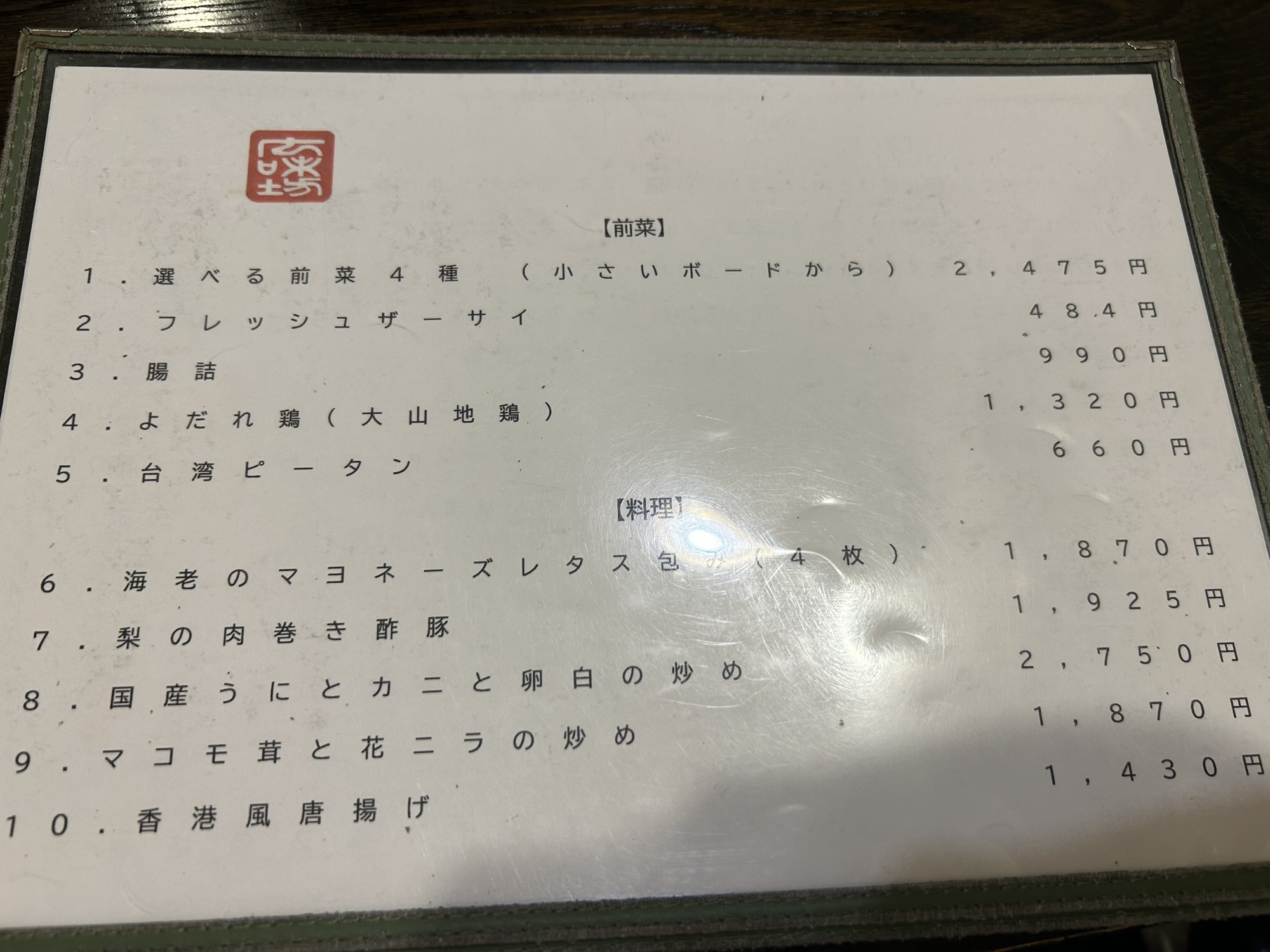 千歳烏山 広味坊 千歳烏山本店 メニュー