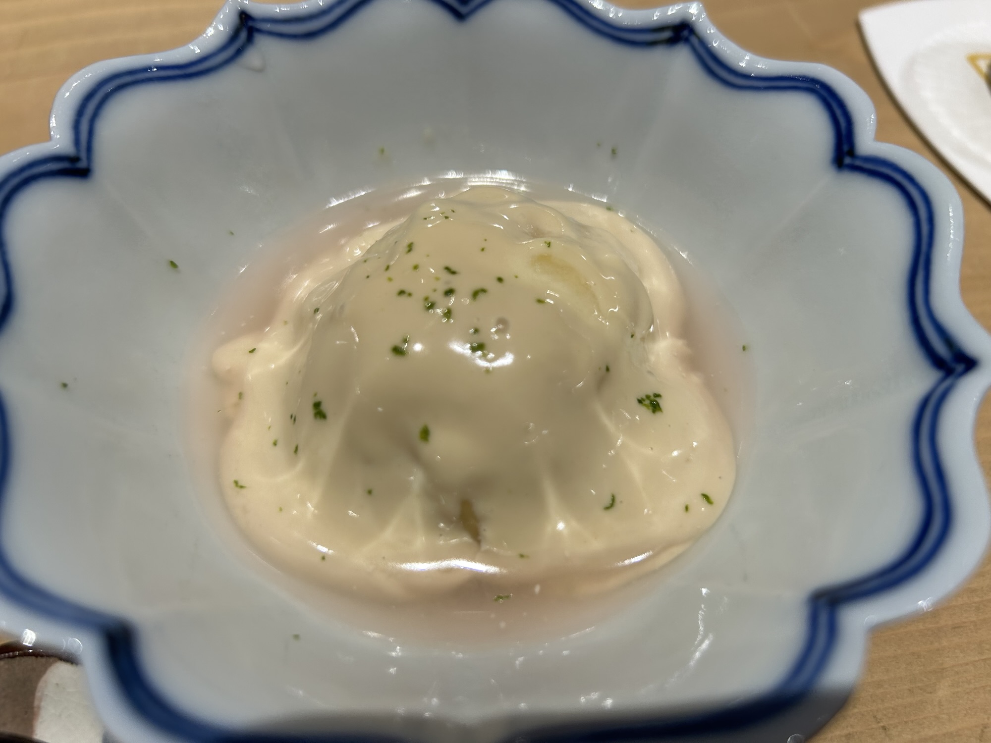 京都 浜作 新本店 イチジクの胡麻ソースがけ