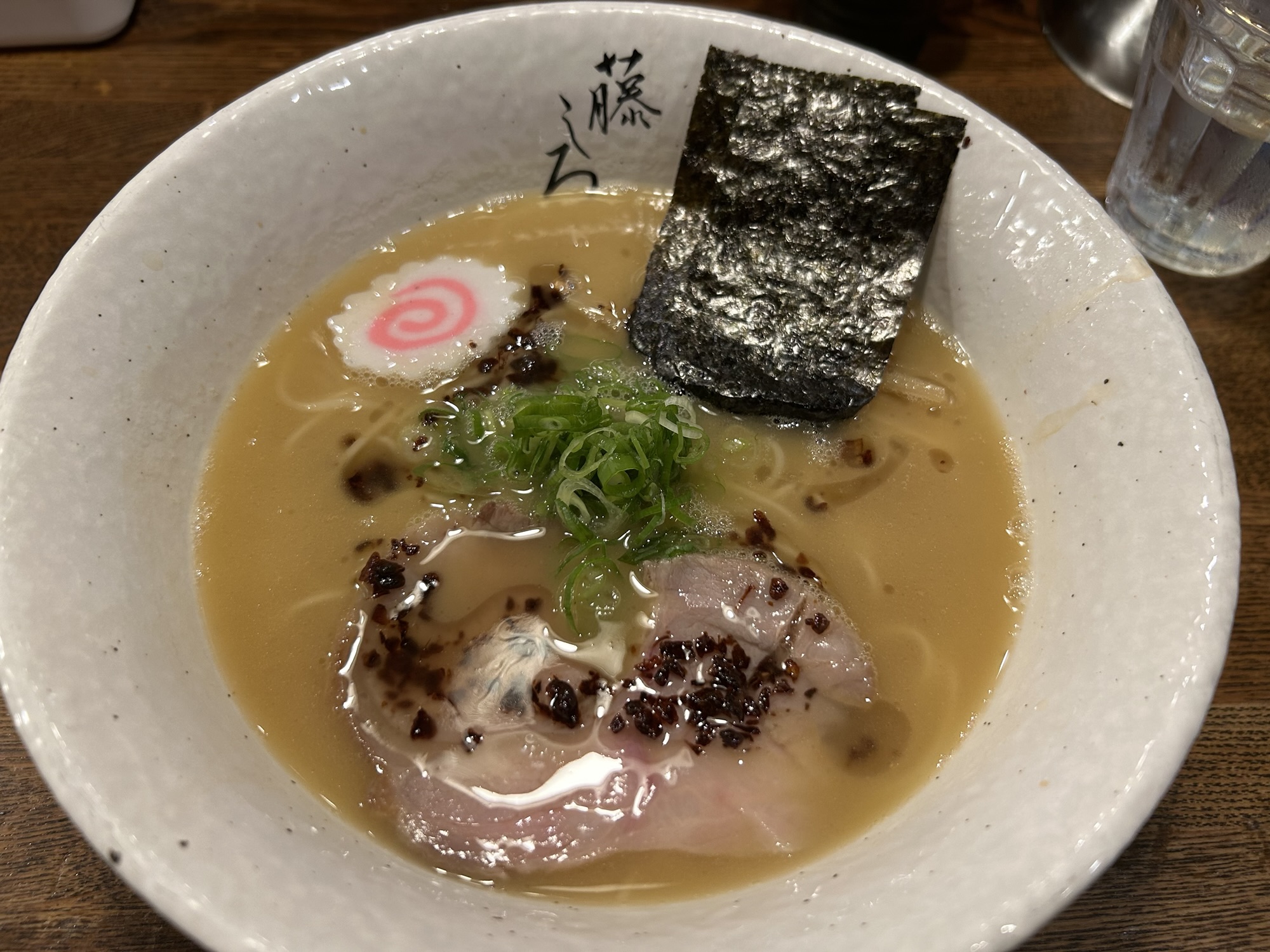 目黒 麺屋 藤しろ 鶏白湯ラーメン