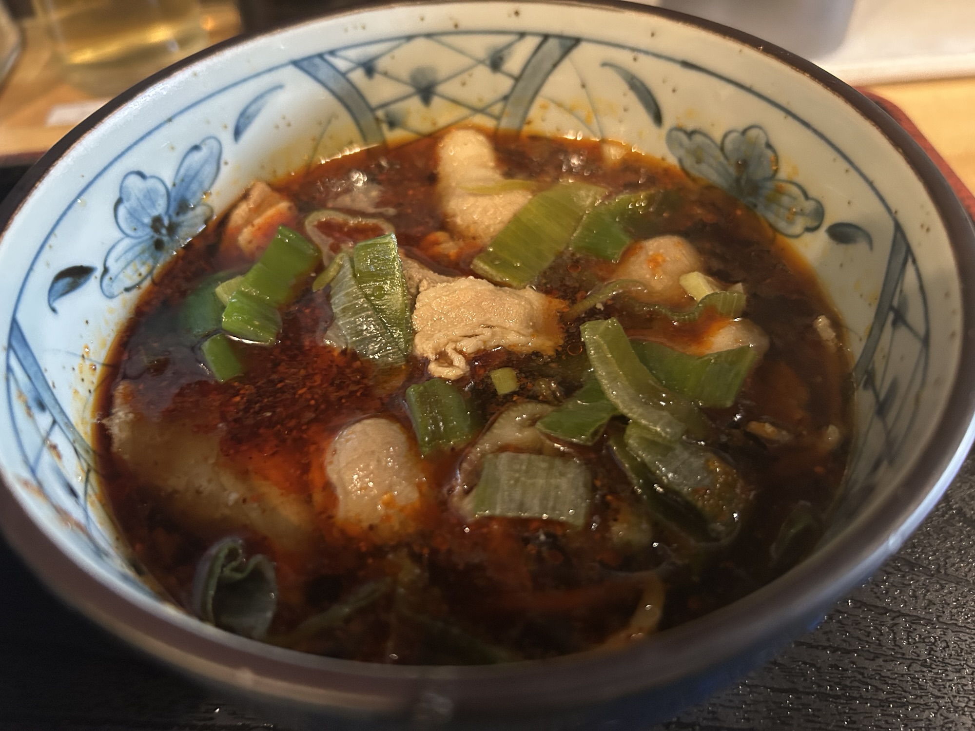 立川 つけ蕎麦 ボンサイ 本店 辛豚つけ蕎麦
