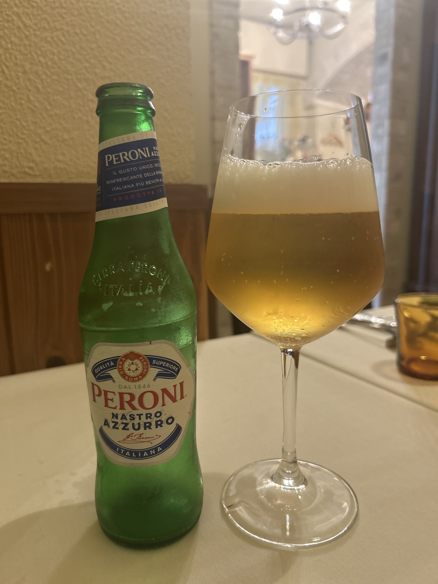 門前仲町 osteria Vecchio Stampo ビール