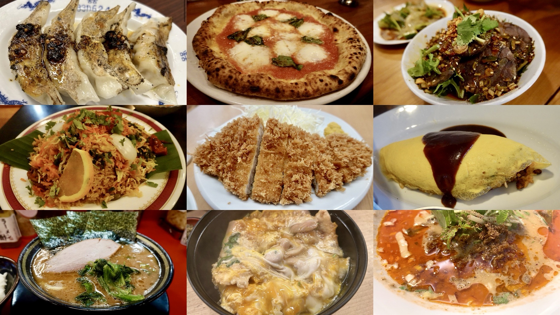 御徒町 おすすめランチまとめ コラージュ写真