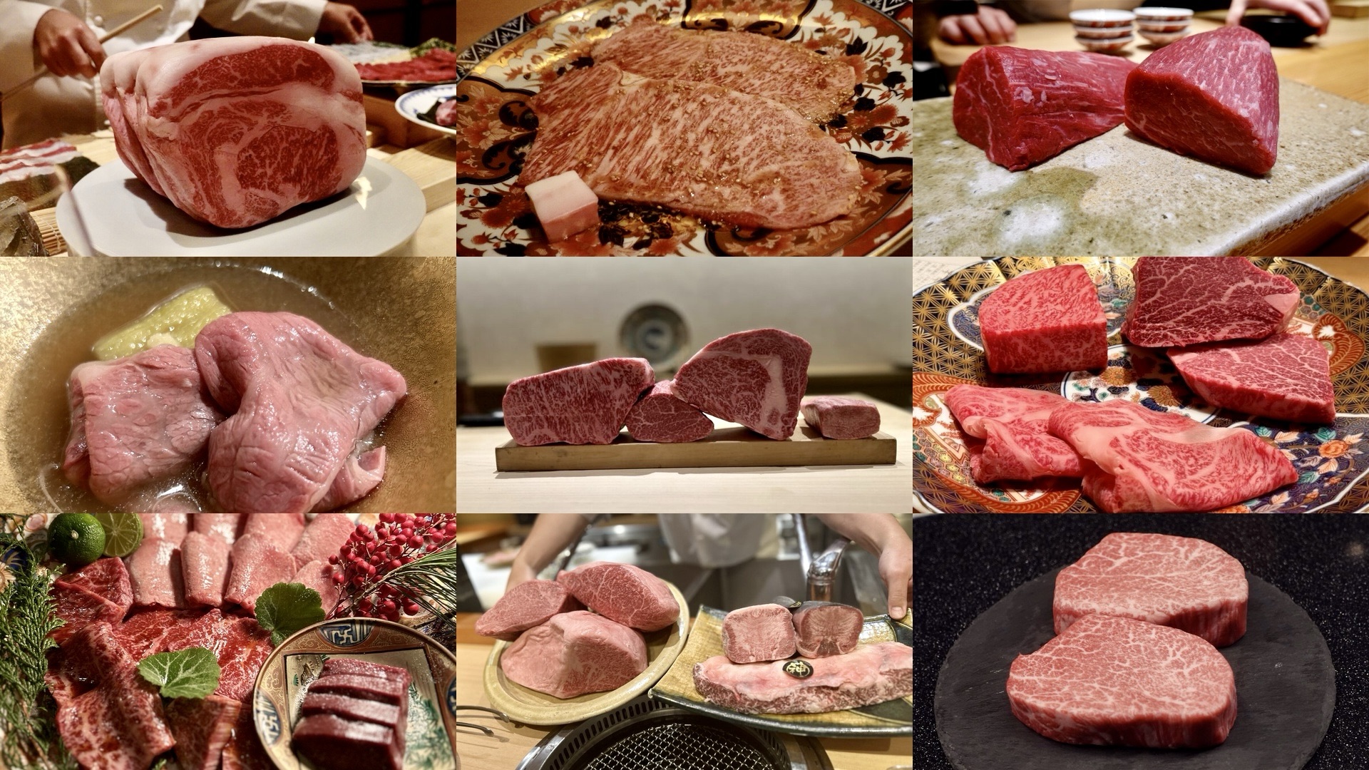 東京 肉割烹の名店まとめ コラージュ写真