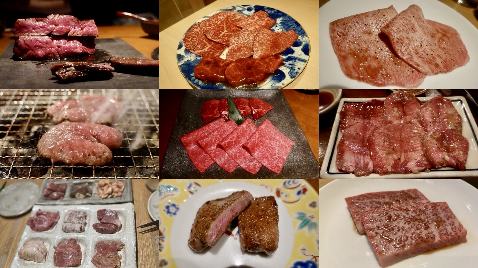 恵比寿 焼肉まとめ コラージュ写真