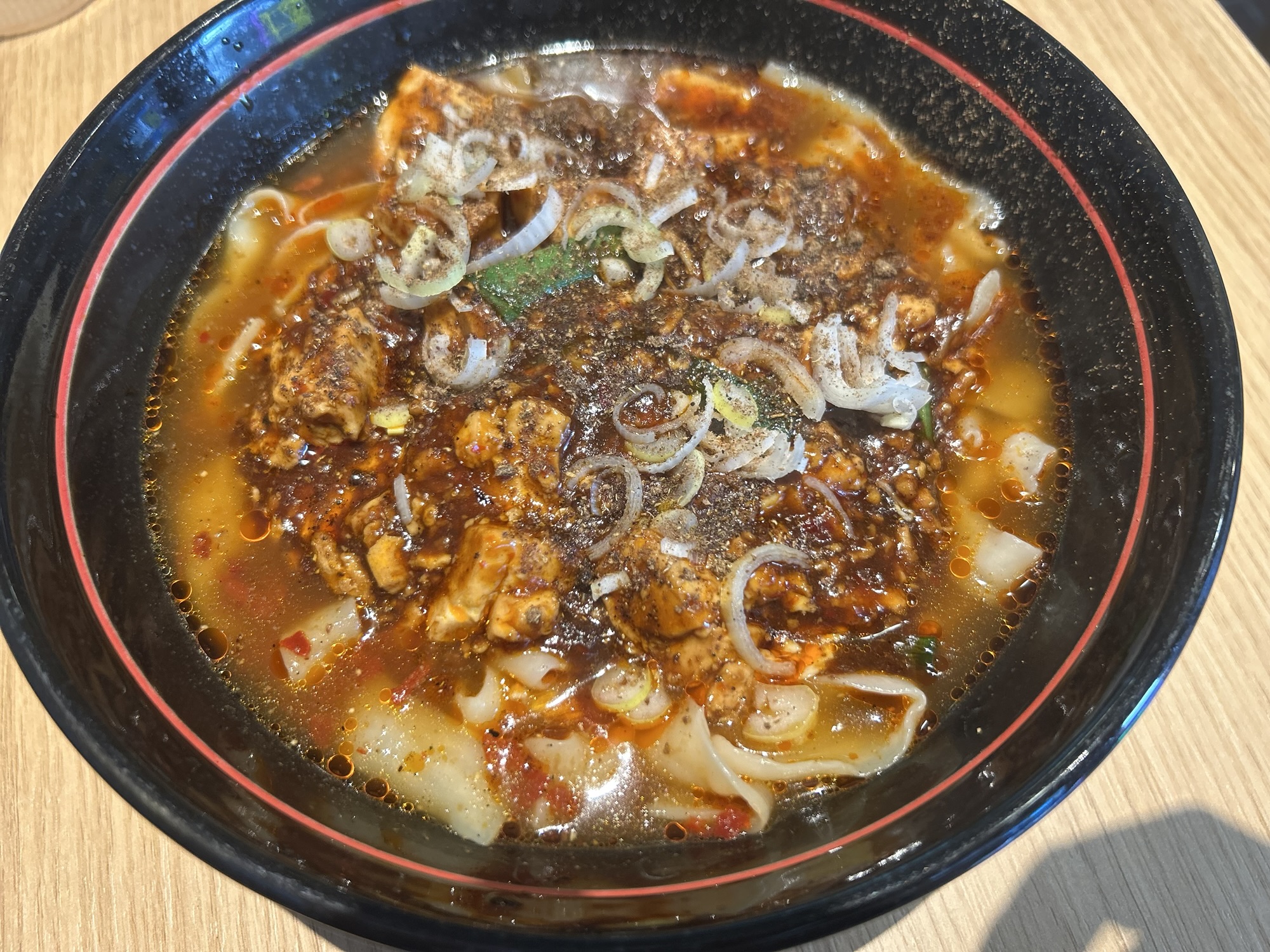 向ヶ丘遊園 中華料理 文昌 麻婆豆腐ラーメン