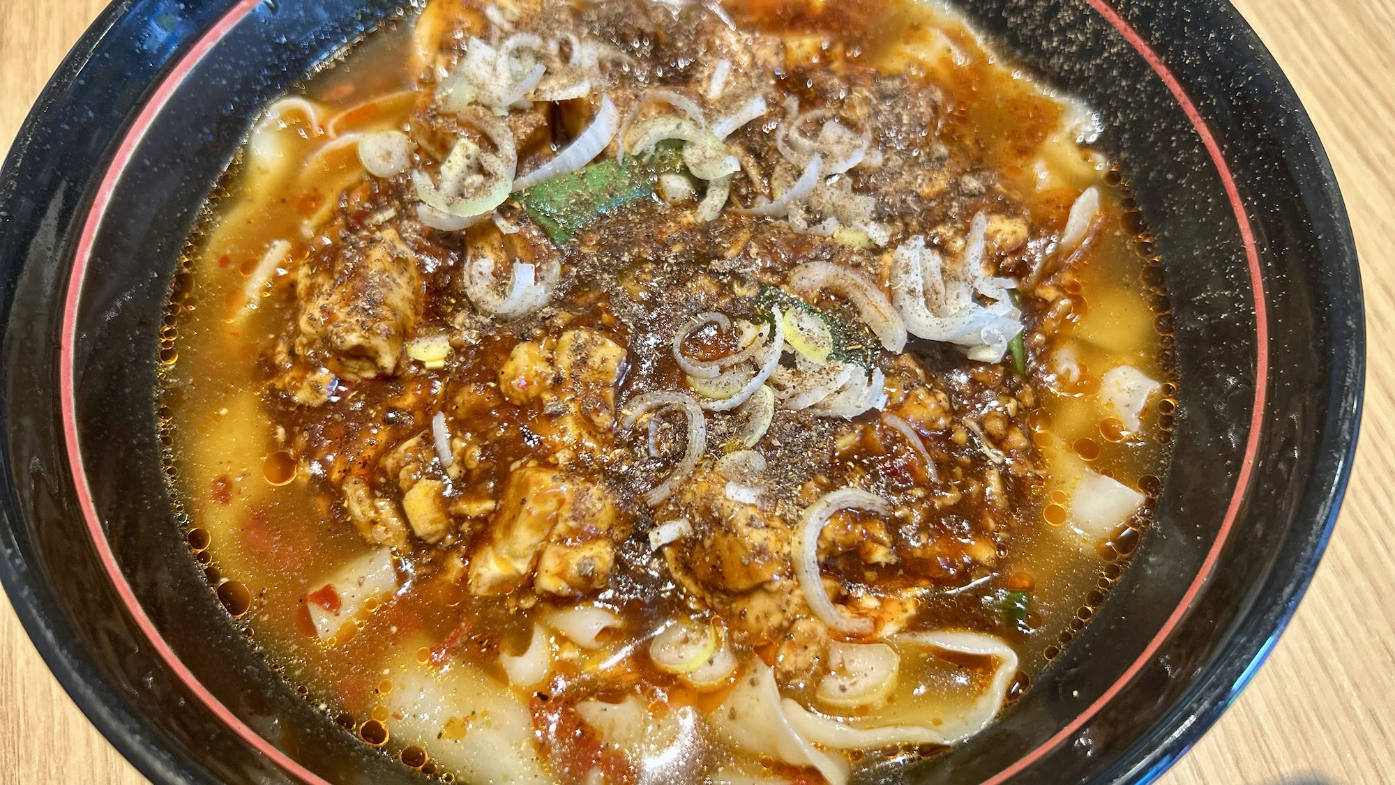 向ヶ丘遊園 中華料理 文昌 麻婆豆腐ラーメン
