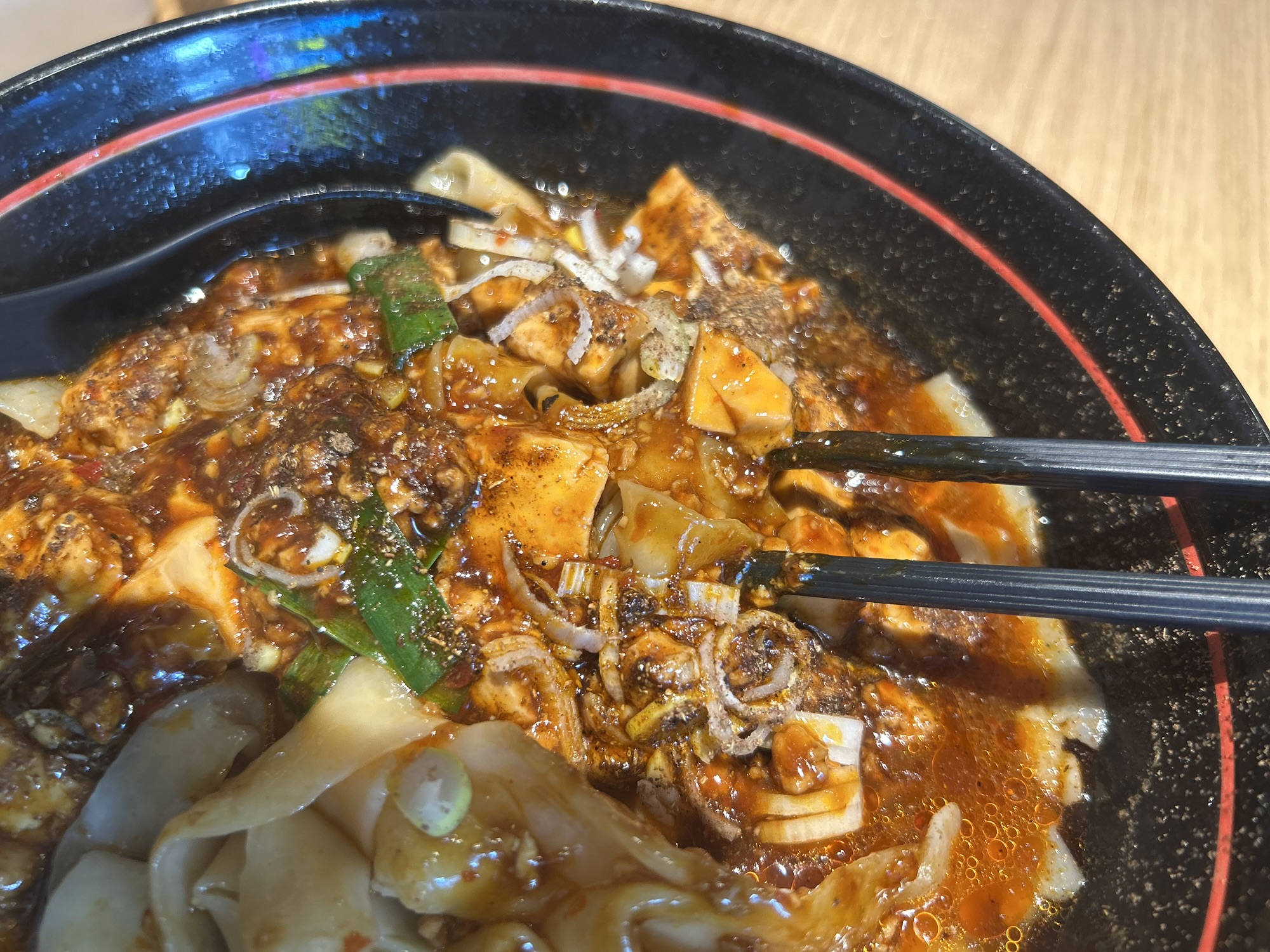 向ヶ丘遊園 中華料理 文昌 麻婆豆腐ラーメン