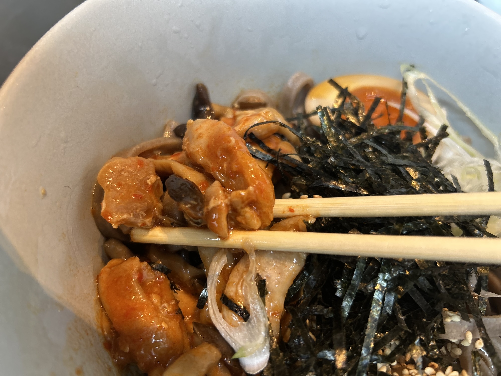 渋谷 酢重 Indigo とり辛味そば