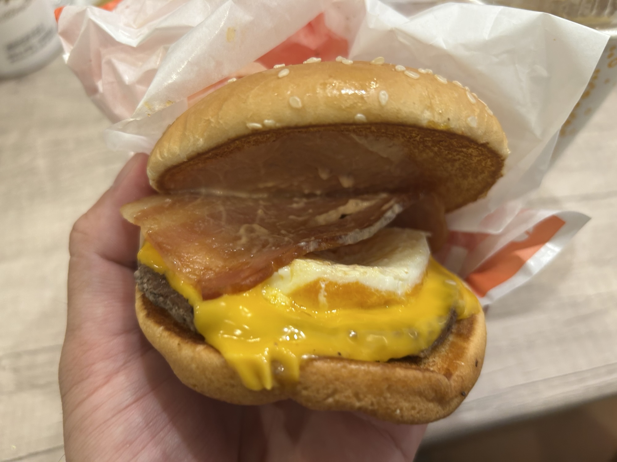 マクドナルド チーズ月見