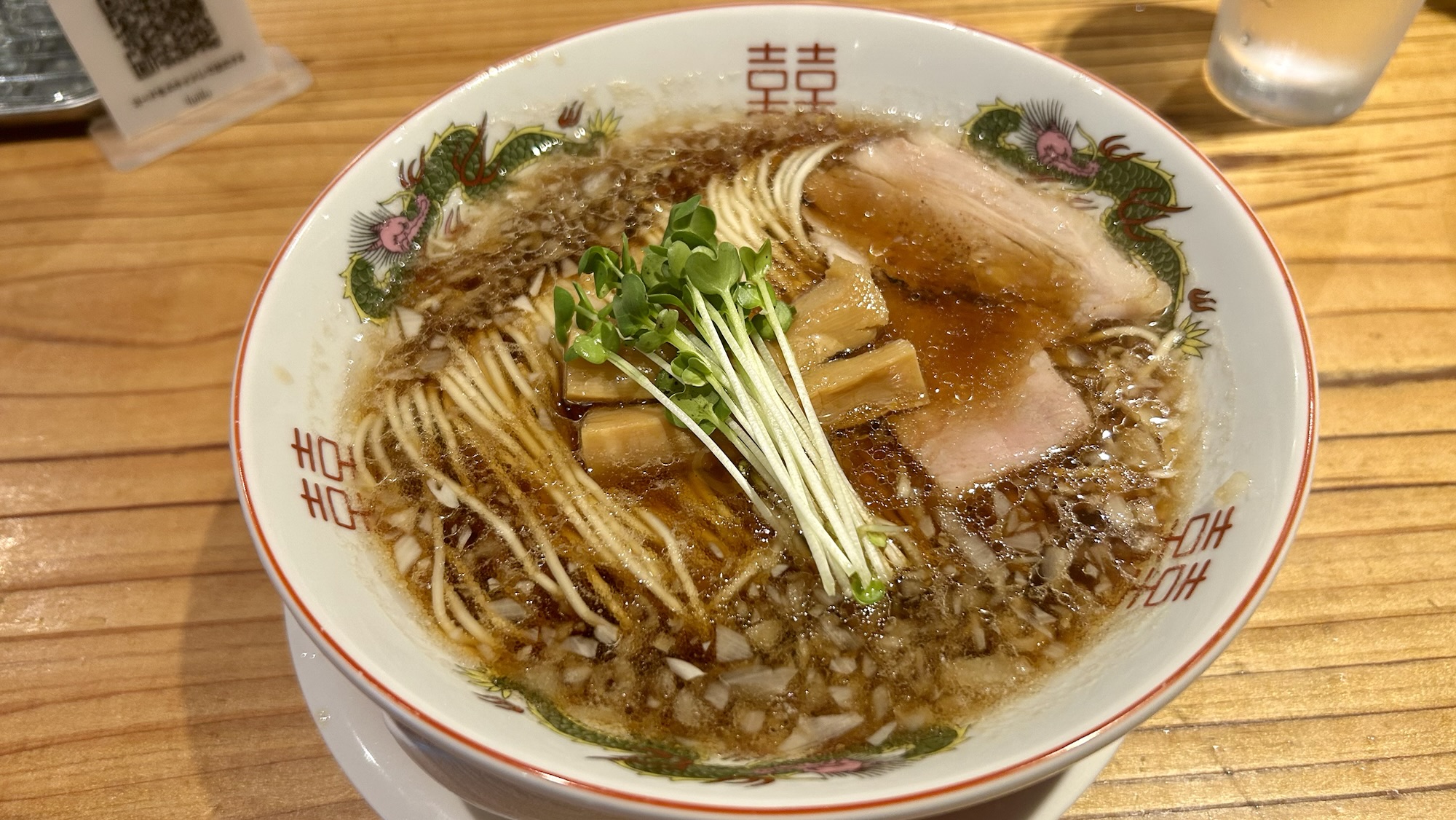 調布市 中華そば 国領大門 醤油ラーメン