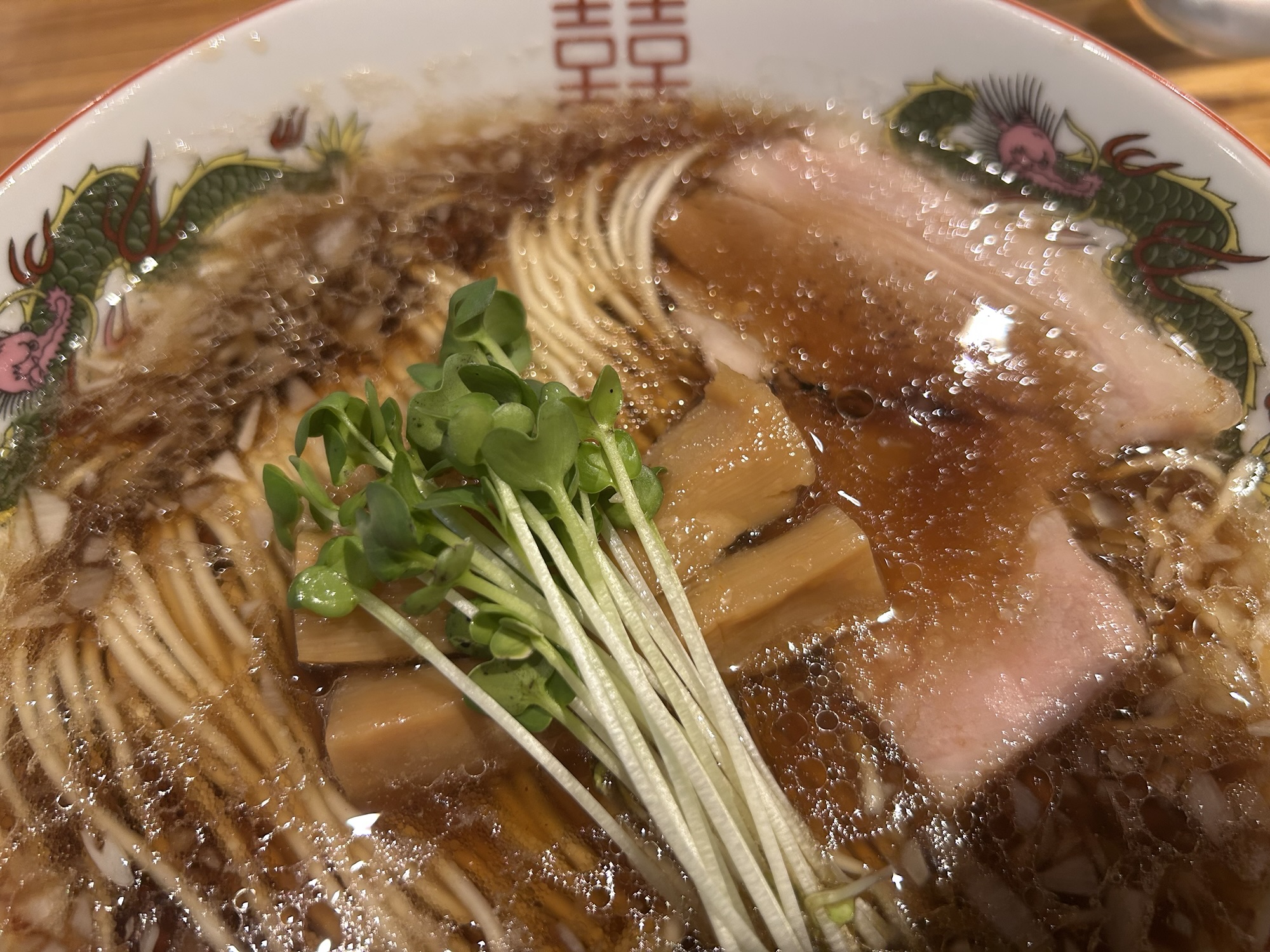 調布市 中華そば 国領大門 醤油ラーメン