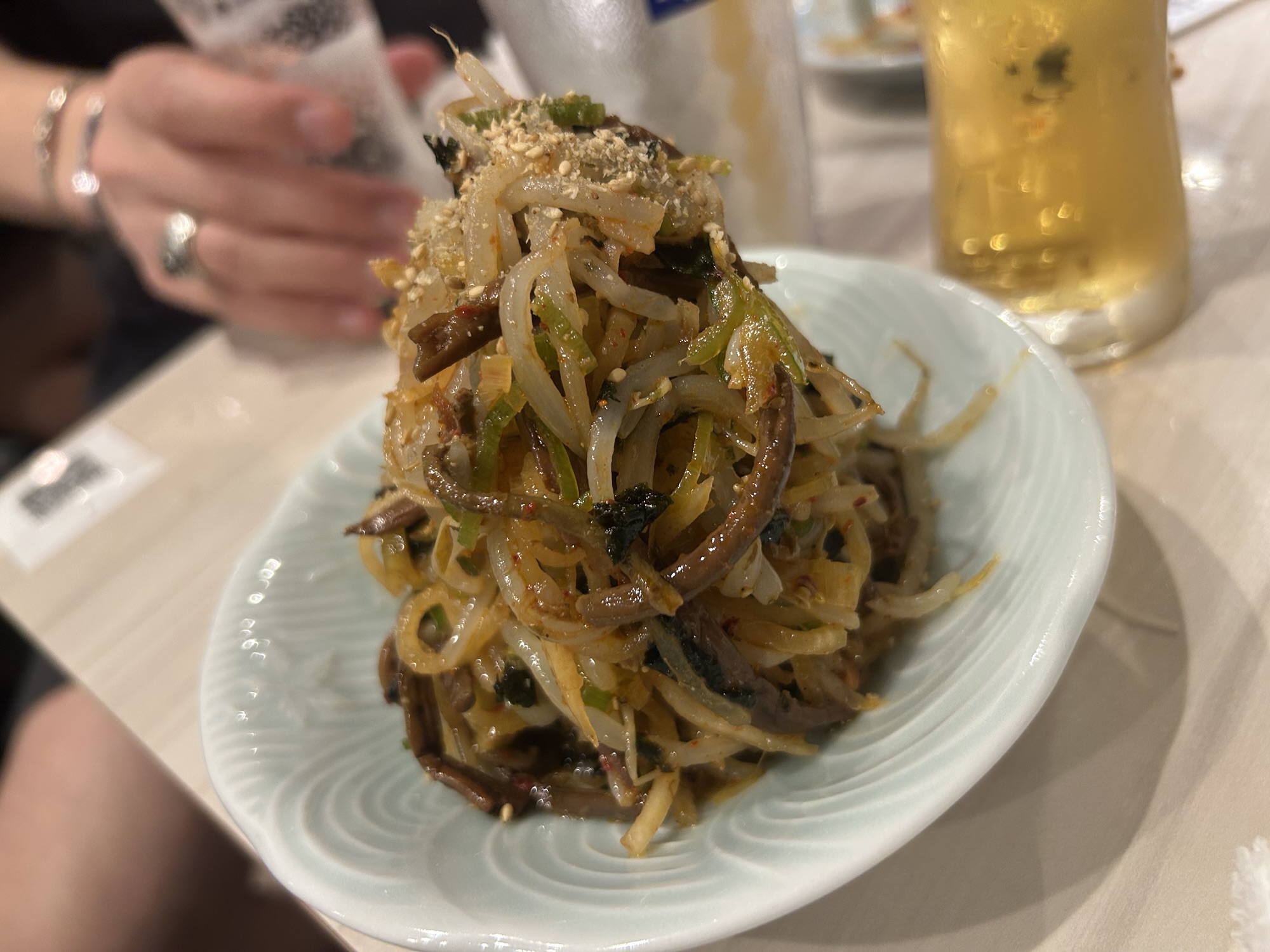焼肉 三宝苑 中野 ナムル