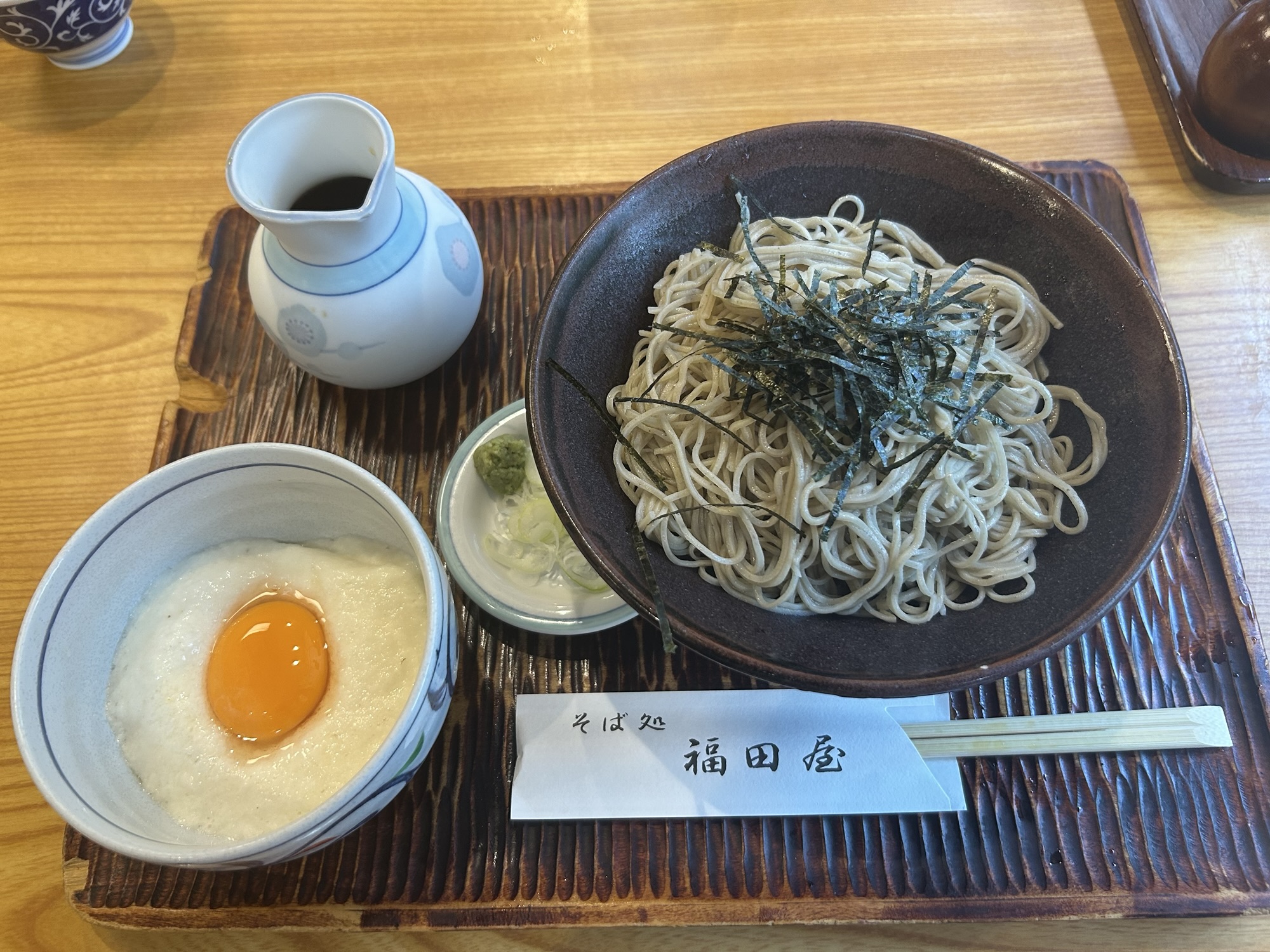 渋谷 福田屋 とろろそば