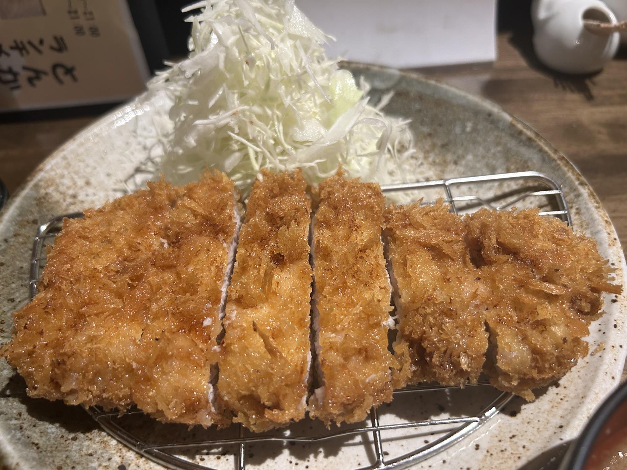 府中 とんかつ山下 岩中豚ロースカツ定食