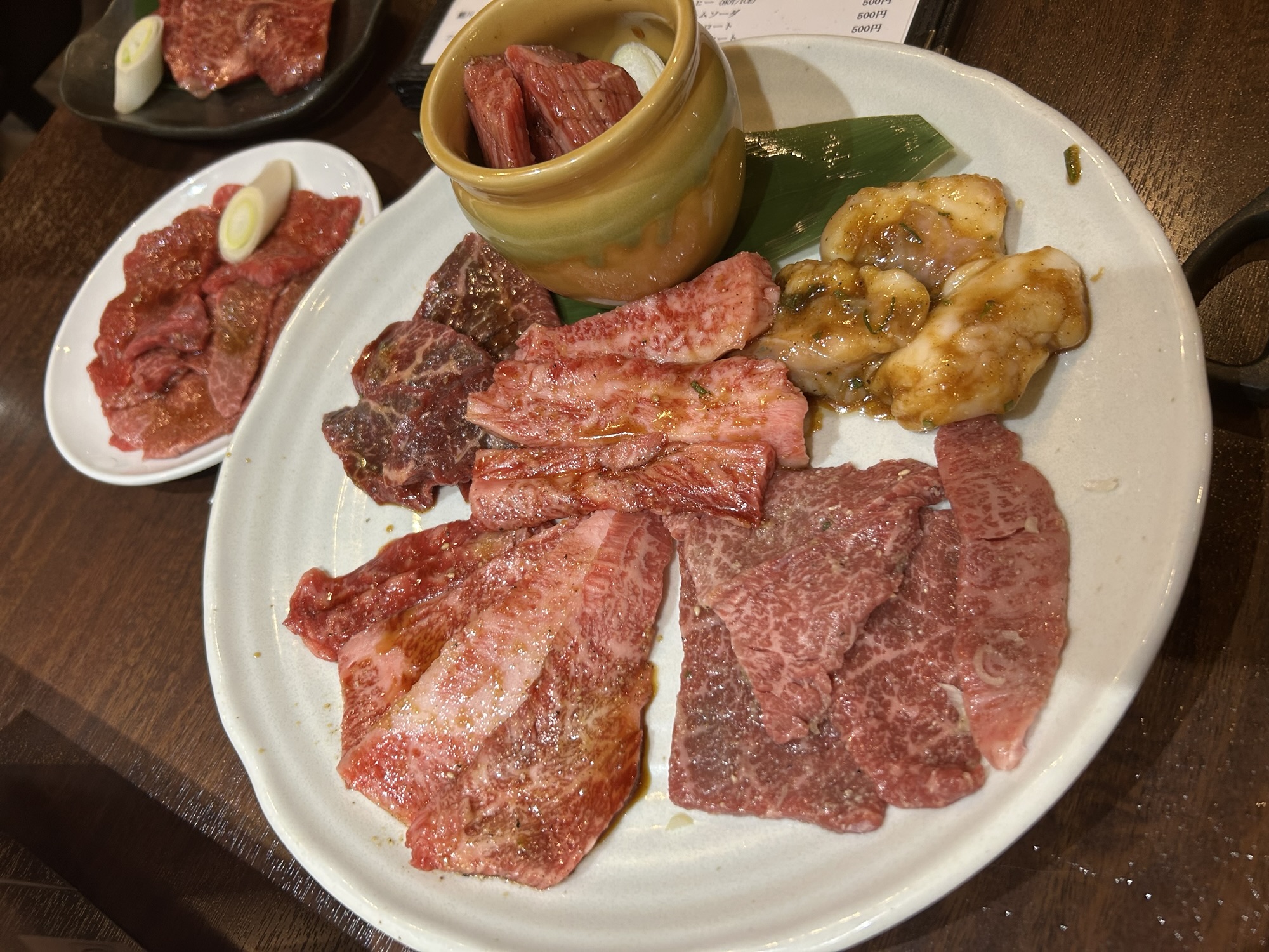 鶴岡 焼肉いわじ いわじ6点盛り