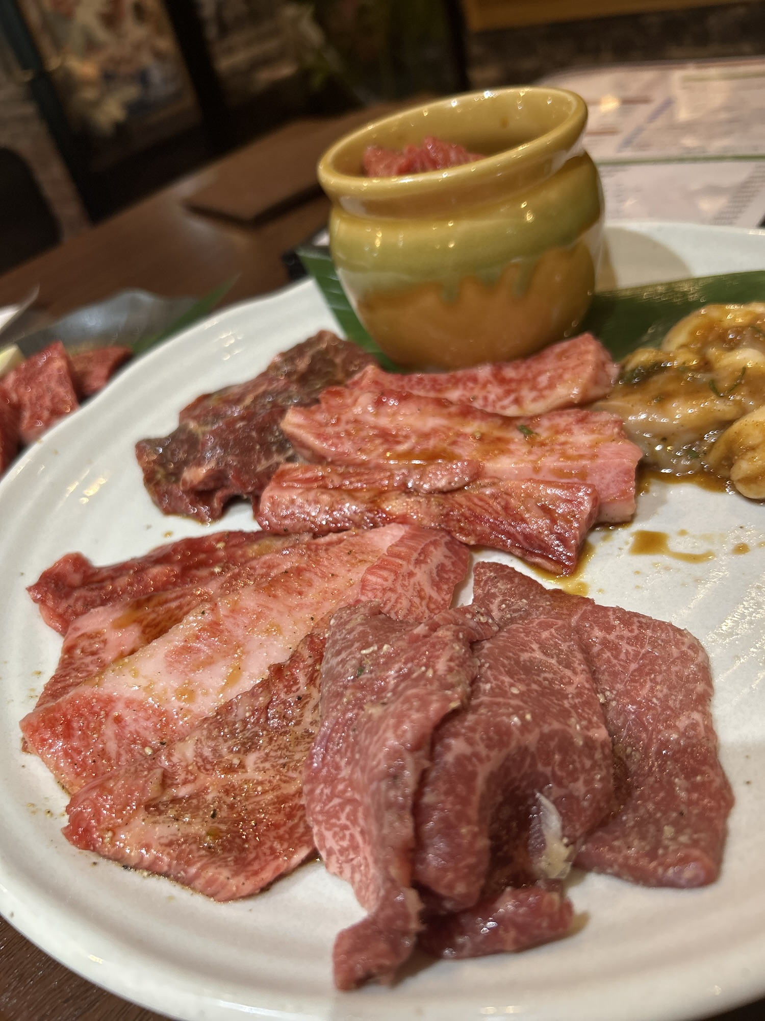 鶴岡 焼肉いわじ いわじ6点盛り