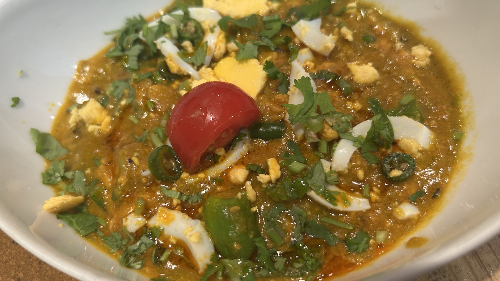 銀座 グルガオン 辛いチキンひき肉カレー