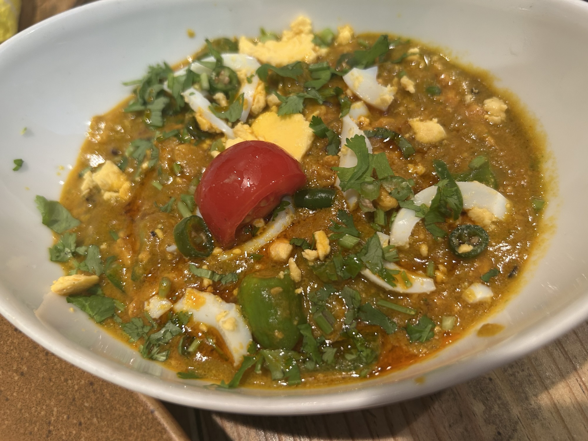 銀座 グルガオン 辛いチキンひき肉カレー