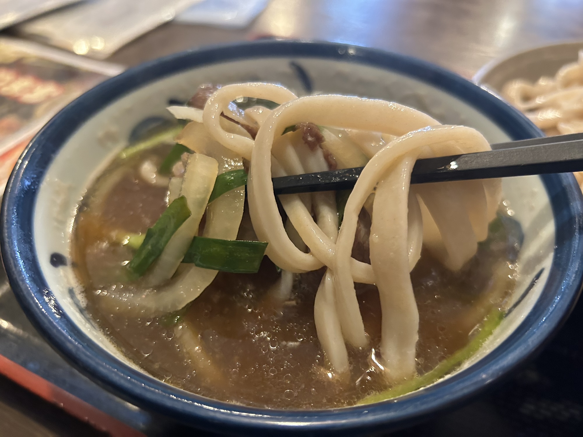 国分寺 甚五郎 うどん ラム付け