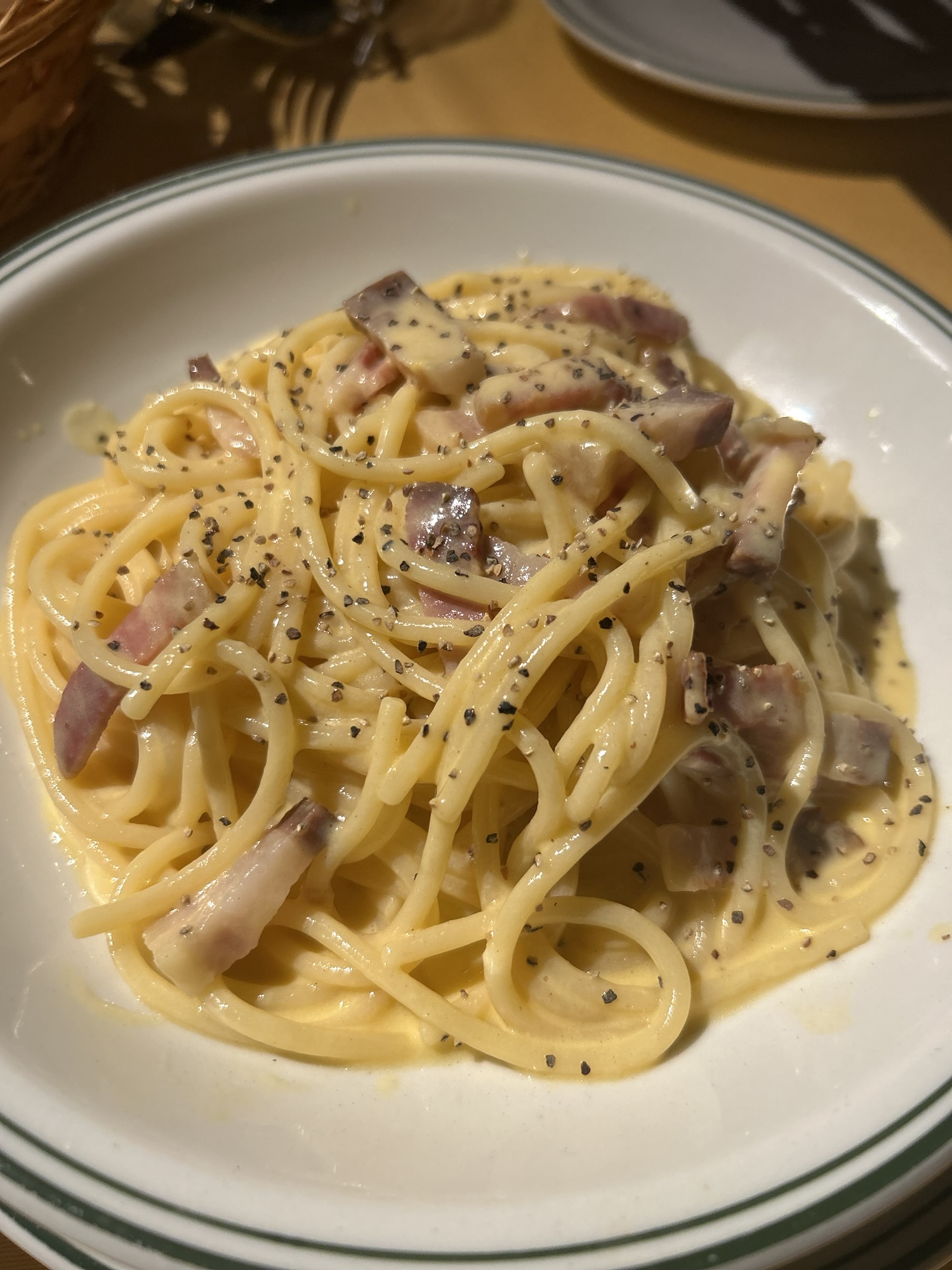 経堂 ホスタリア エル・カンピドイオ スパゲッティ カルボナーラ