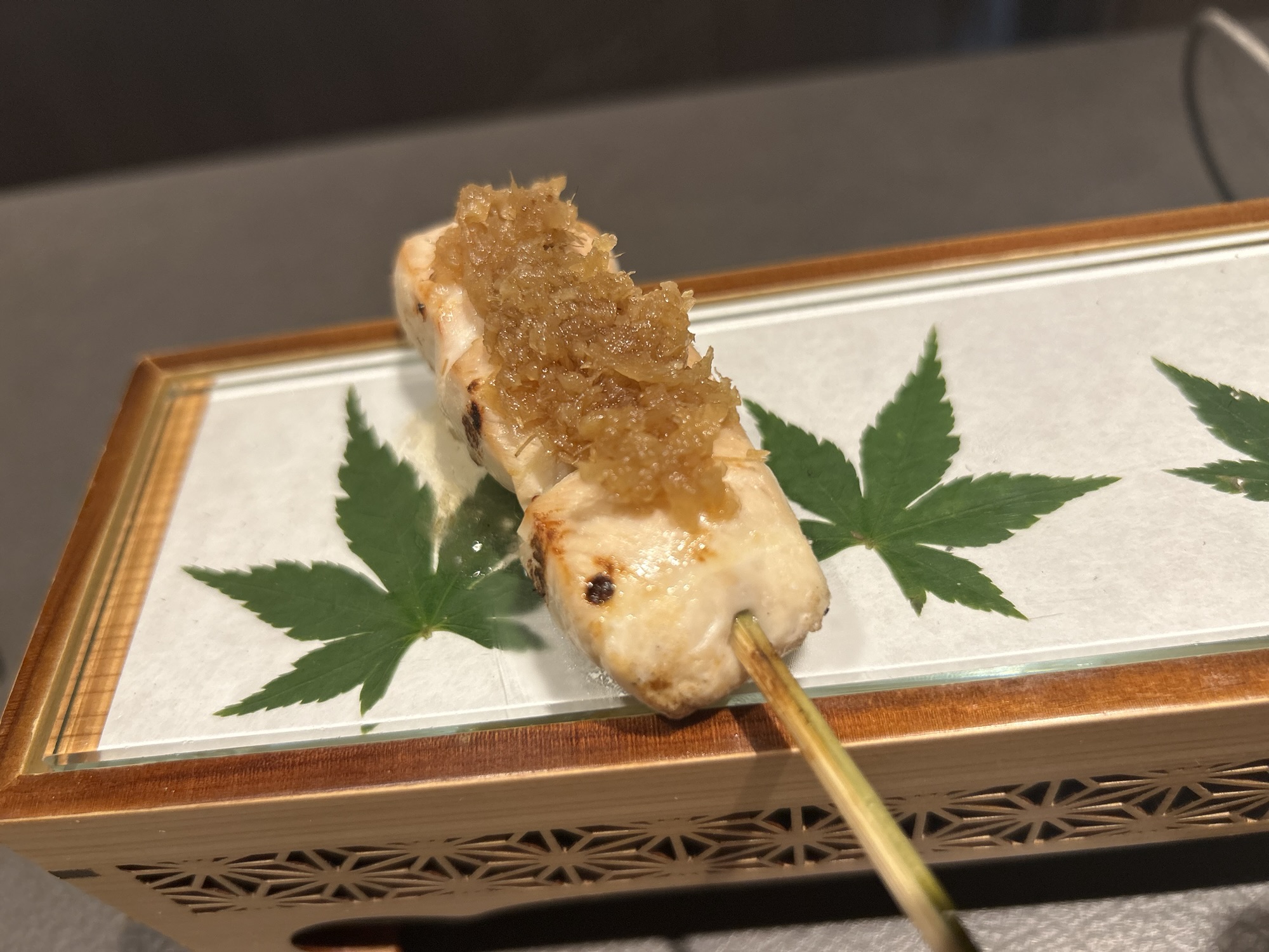 銀座 焼鳥 燃暖 ササミ