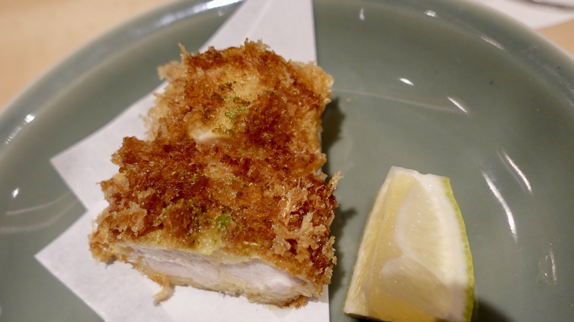 八王子 やきとり勝春 足摺鶏のチキンカツ
