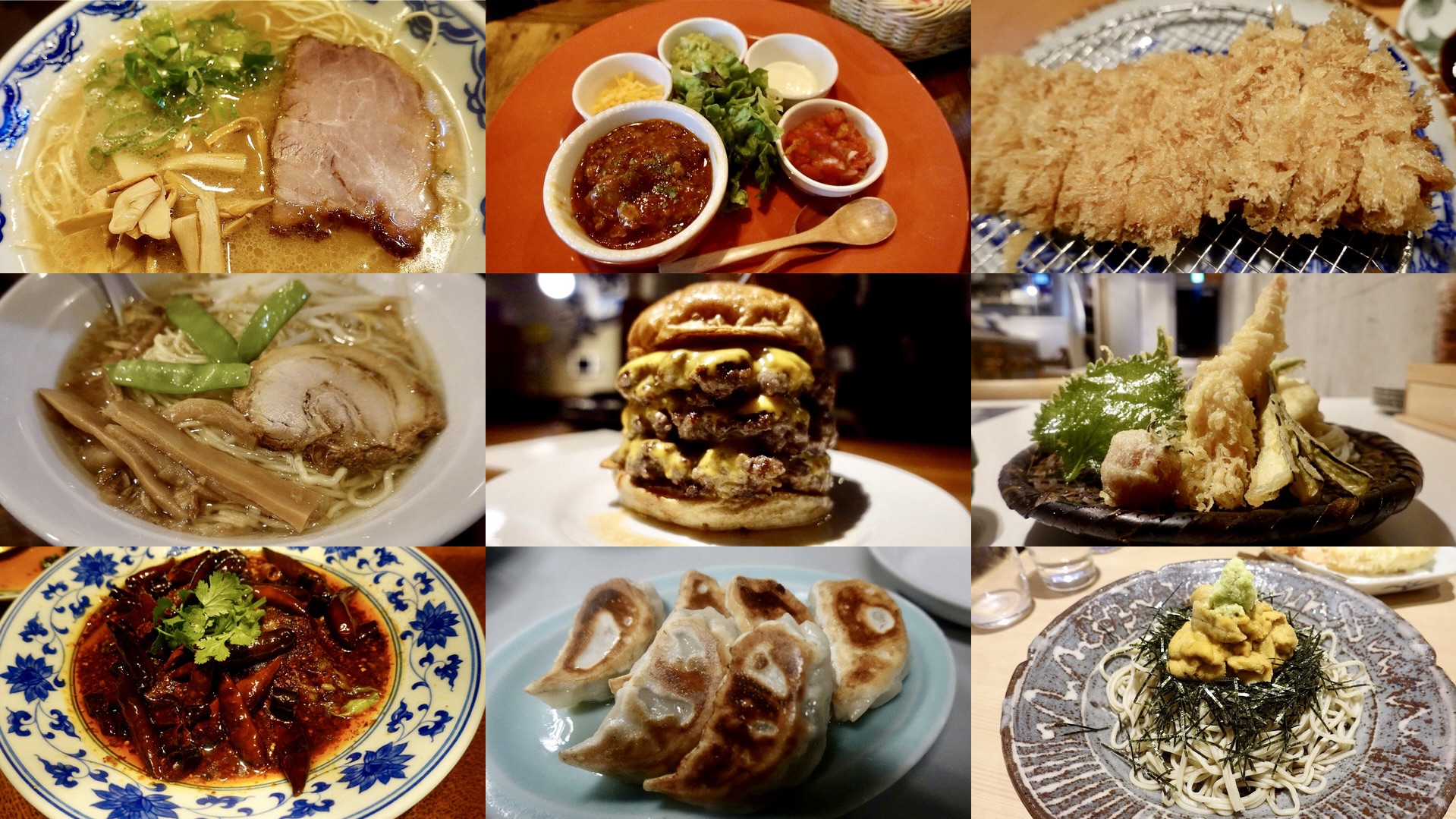乃木坂 絶対外さないランチまとめ コラージュ写真