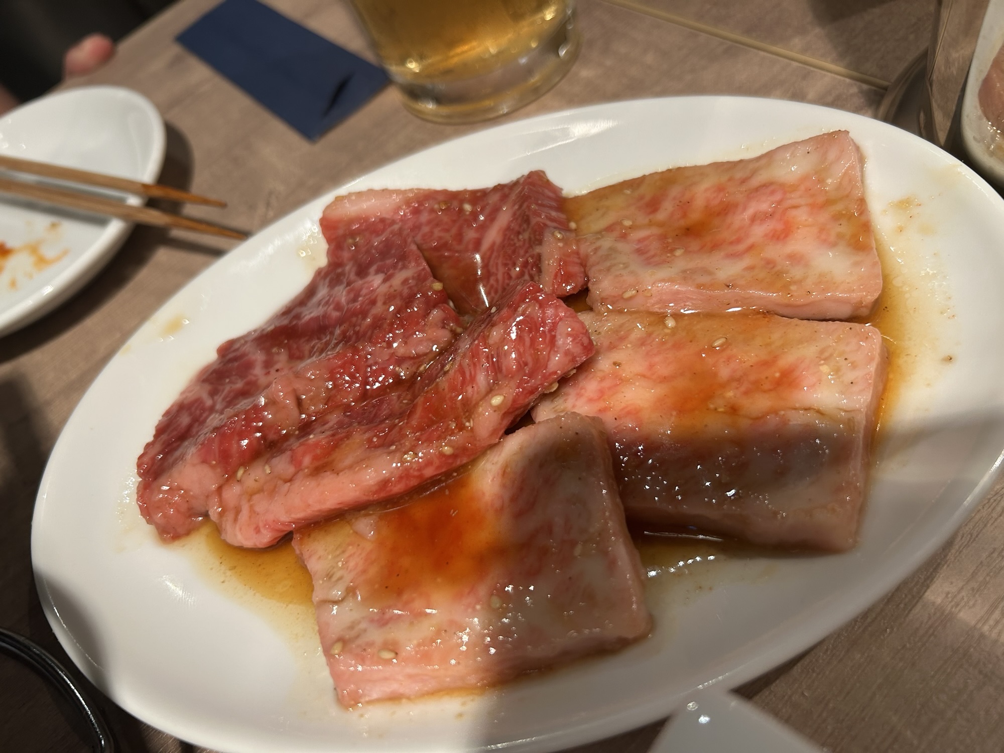 都立大学 炭火焼肉かんちゃん。 カルビ