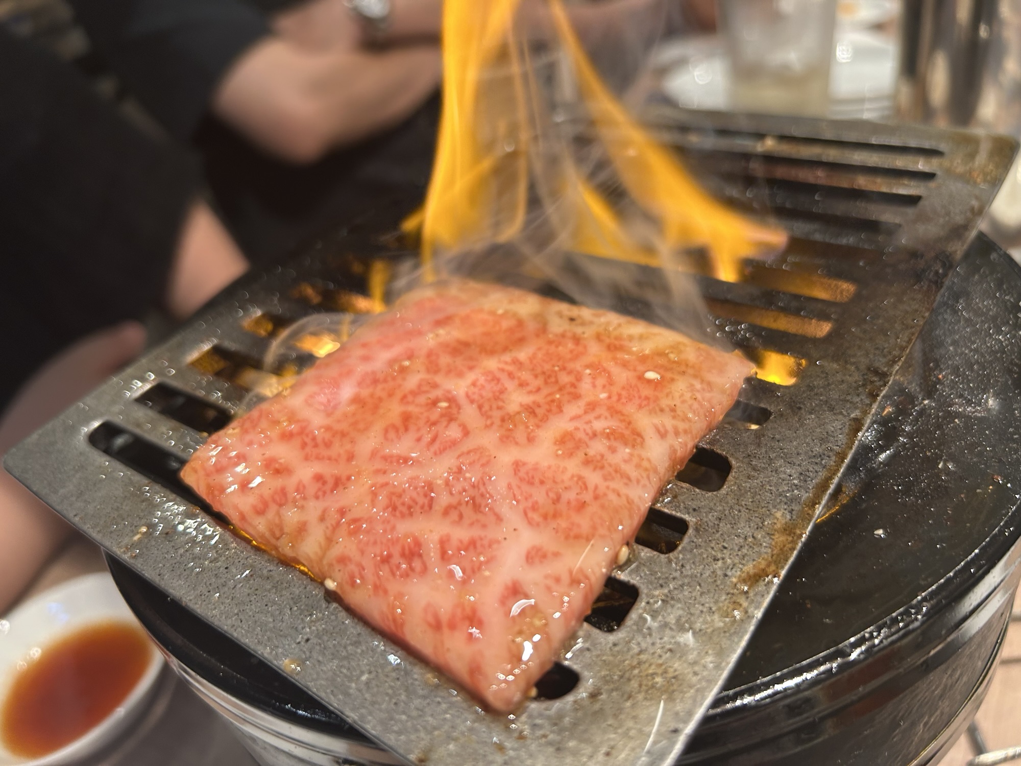 都立大学 炭火焼肉かんちゃん。 ロース