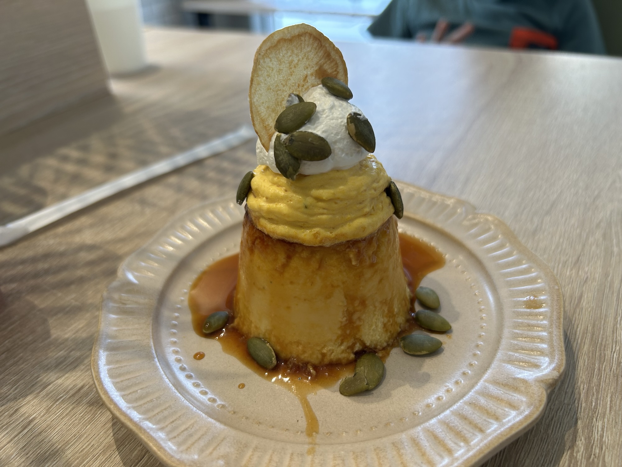 稲城市 niconico cafe 矢野口 カボチャプリン
