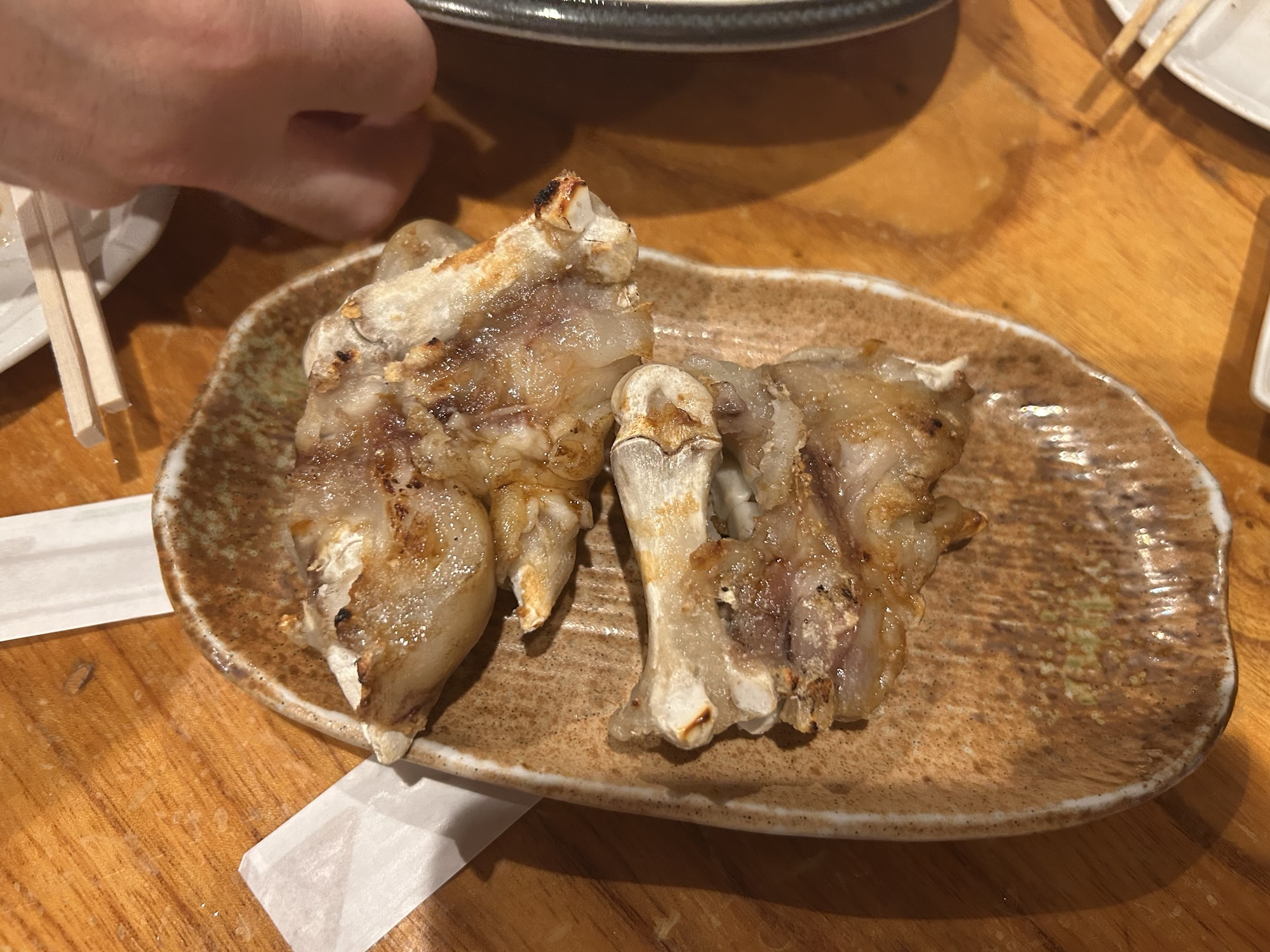那覇 串焼き あだん別館 豚足塩焼き