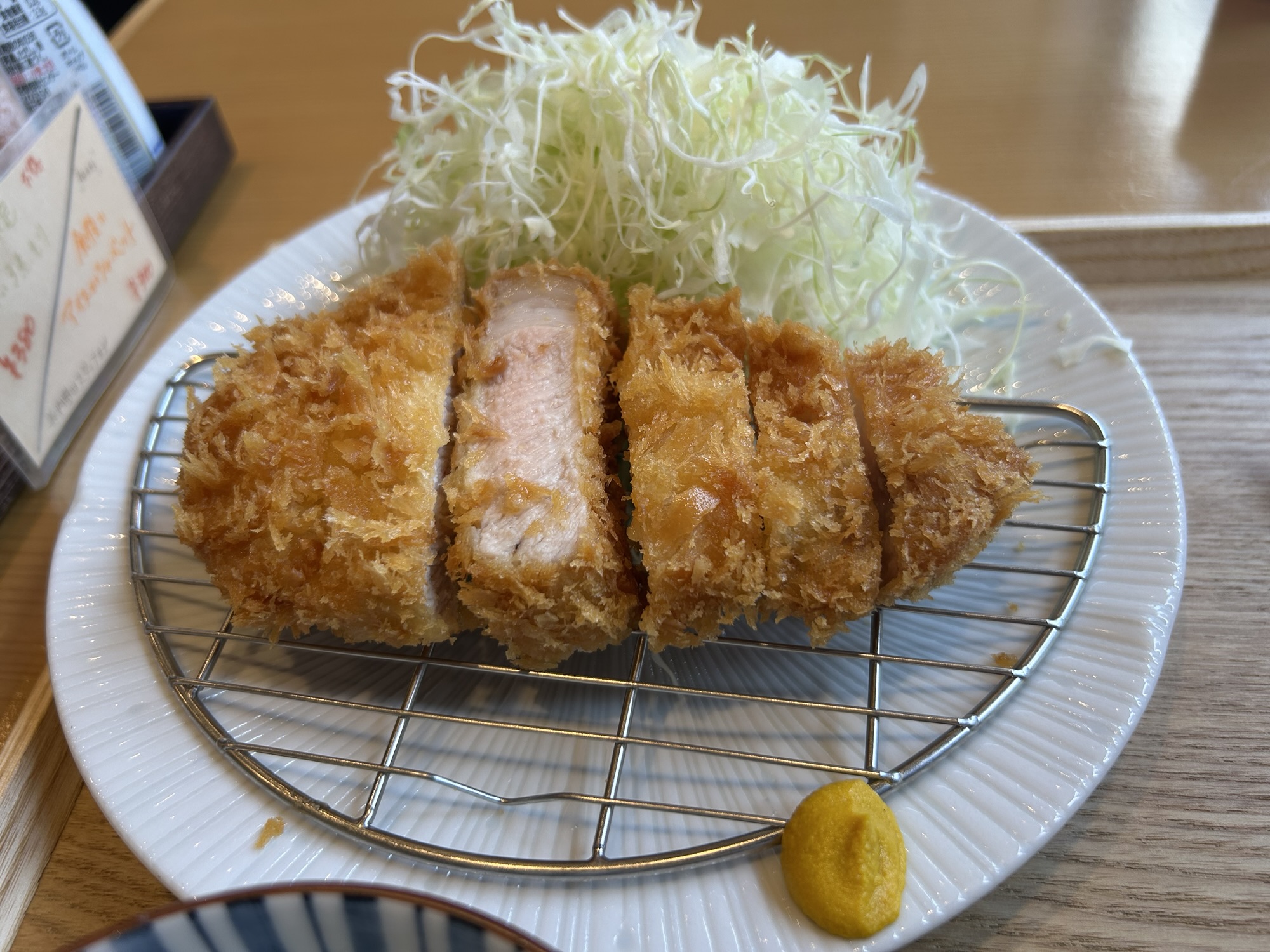 登戸 低温熟成とんかつ樹 ロースかつ定食