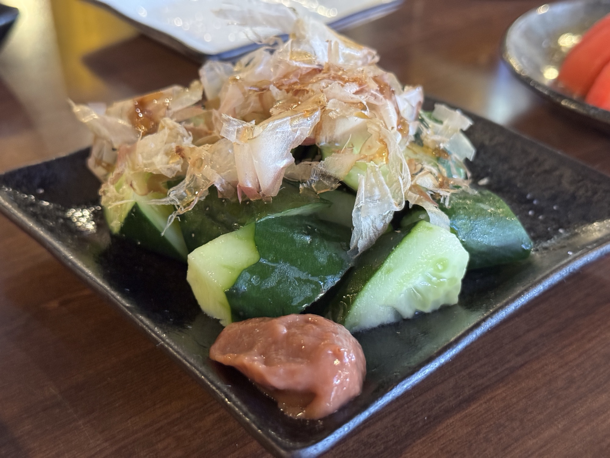 足利市 焼肉 ホルモン 柊 梅キュウリ
